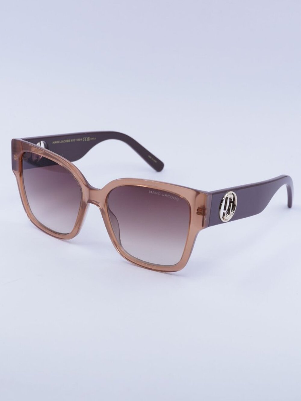 Marc Jacobs MARC 698/S 02LF HA Sunglasses Brick Square Frame, Brown Lenses